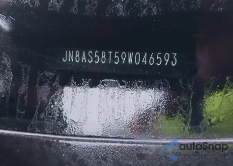 2009 Nissan Rogue Sl из США, поврежденный, VIN JN8AS58T59W046593